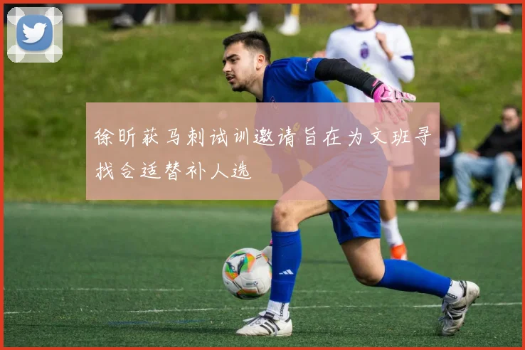 徐昕获马刺试训邀请旨在为文班寻找合适替补人选